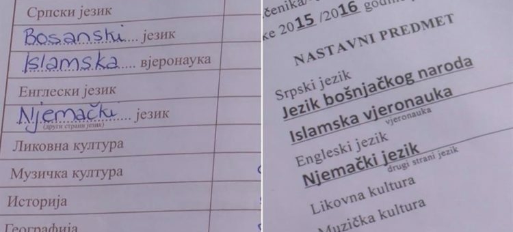 Umjesto “bošnjačkog” uveden bosanski jezik