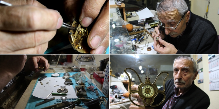 Ahmet duže od pola vijeka predano popravlja satove