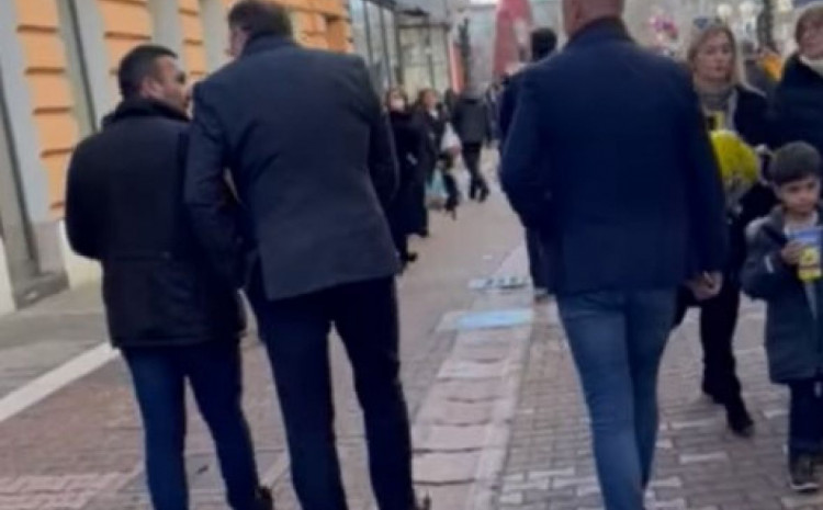 Snimljeni danas: Davor Dragičević i Milorad Dodik prošetali Banjom Lukom