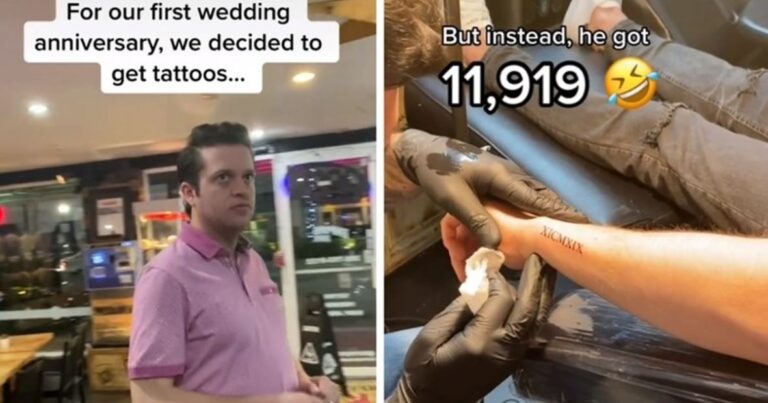 Htio je ženu iznenaditi tetovažom njihovog datuma, ali je tattoo majstor sve uprskao