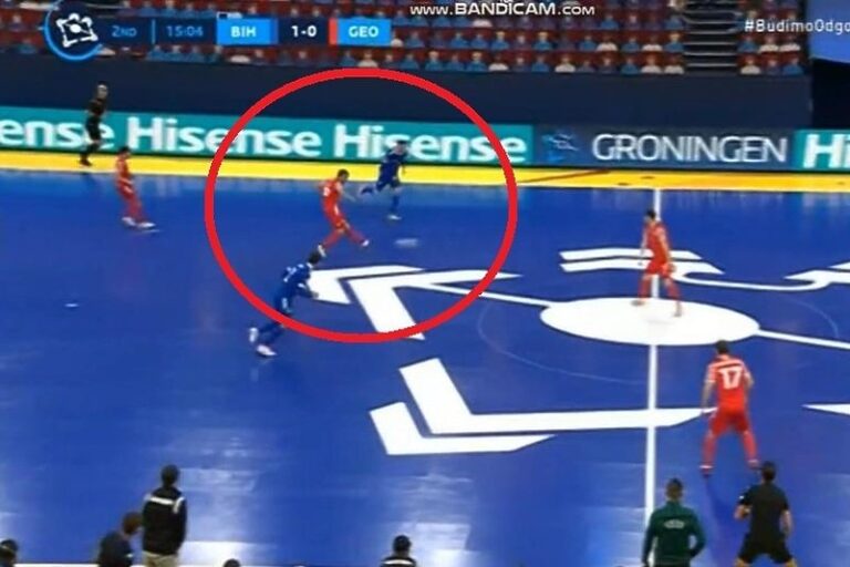 Pogledajte kako su futsaleri BiH “jeftino” primili gol od Gruzije i ispali s Evropskog prvenstva