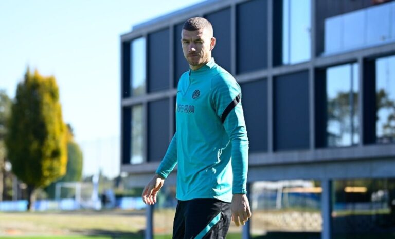 Džeko jedini napadač na treninzima Intera