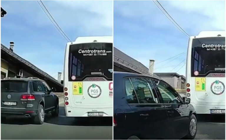 Divlja vožnja u BiH: Izbjegnuta tragedija u zadnji čas, bijesnim terencem prestigao autobus, krenuo i golf…