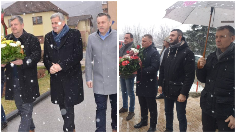 U Žepču položeno cvijeće u povodu Dana nezavisnosti