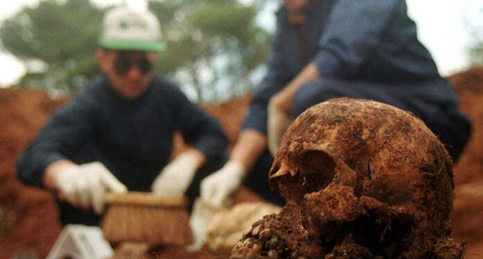 masovna grobnica posmrtni ostaci birn