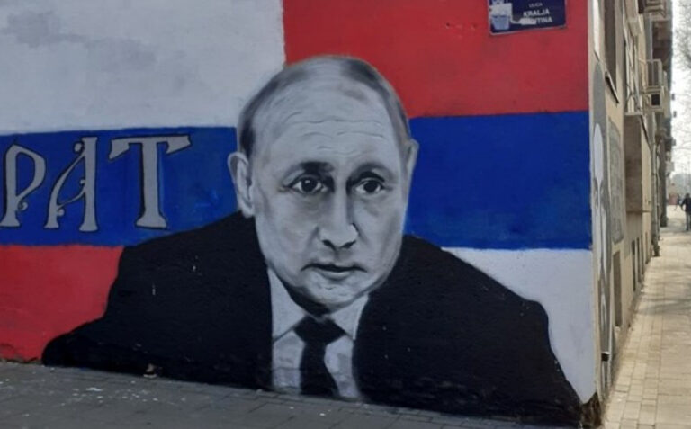 Mural sa likom Vladimira Putina osvanuo u Beogradu 