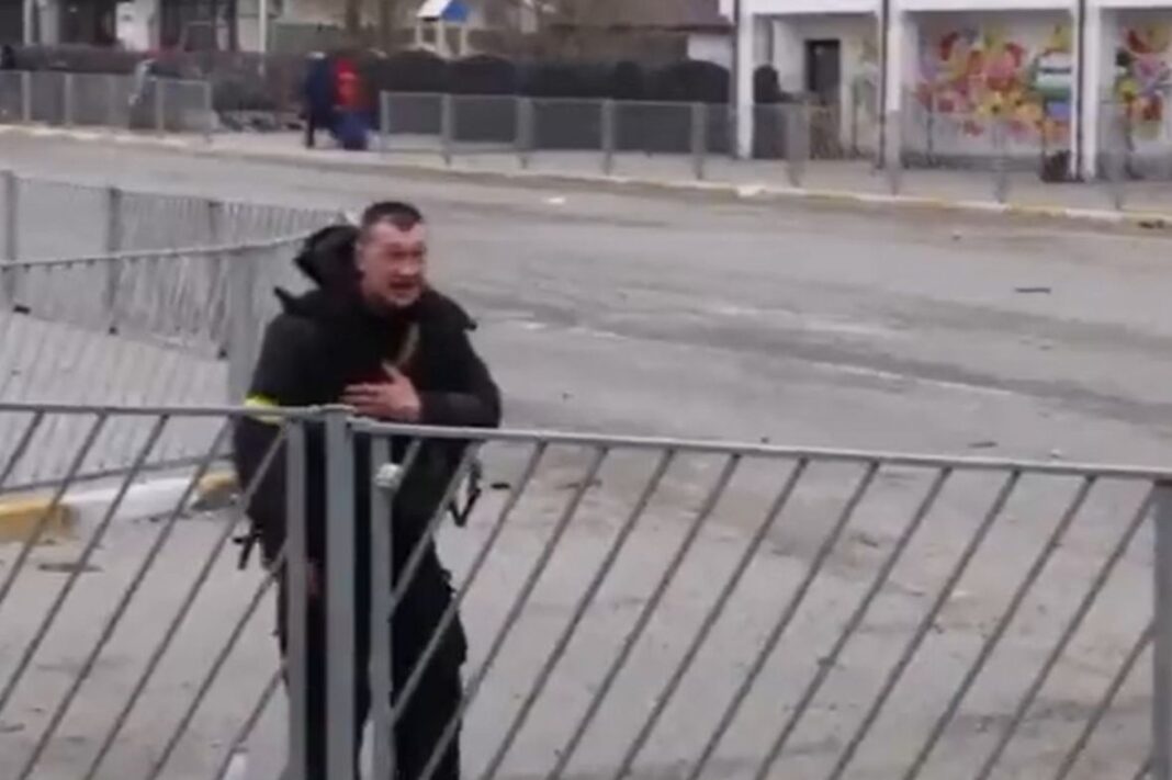 granatiranje ukrajina uznemirujuci snimak