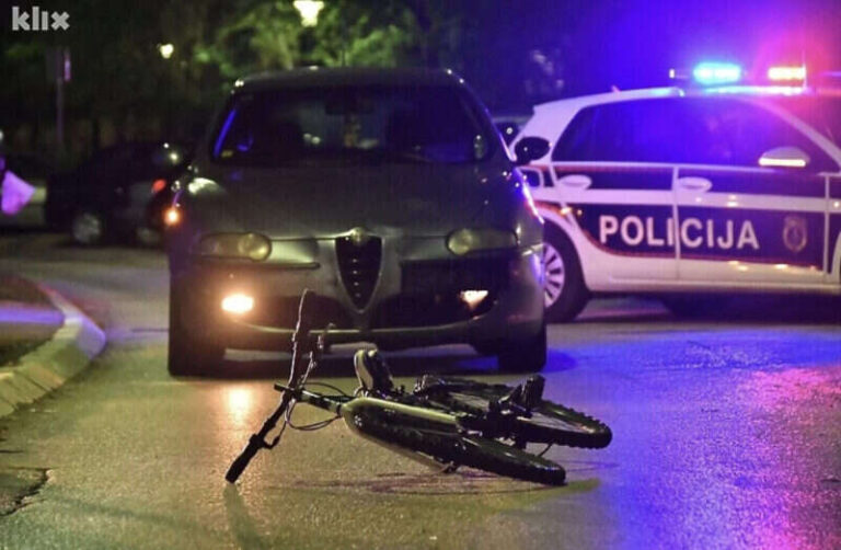 Saobraćajna nesreća, automobilom udario dijete na biciklu