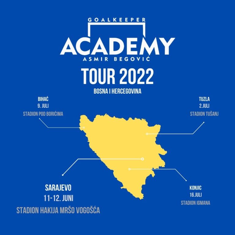 Ovog ljeta četiri kampa Akademije Asmir Begović