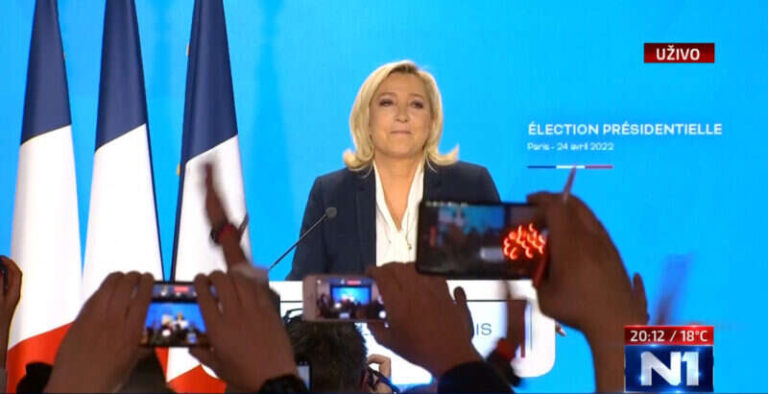 Marine Le Pen: Nastavljamo borbu, suprotstavit ćemo se makronističkim partijama