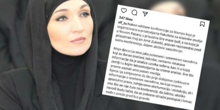 OGLASILA SE DRUGA MUFTIJINA SUPRUGA Elfić-Zukorlić: Djeca i ja nemamo informacije, sve smo saznali iz medija