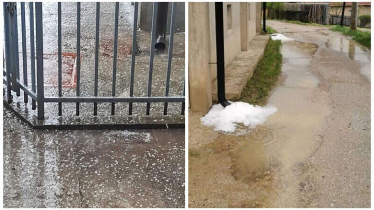 Nevrijeme u dijelovima Zenice: Jaka kiša, vjetar i led