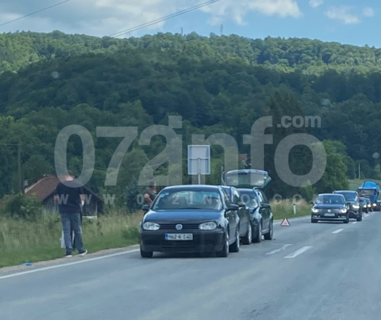 Sudar tri vozila na M-17