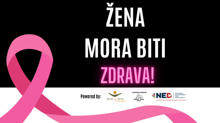 U Zenici održana završnica projekta “Žena mora biti zdrava!”