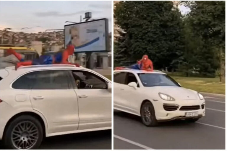 Spidermanu vožnja na krovu ‘došla glave’: Evo koliku kaznu je dobio