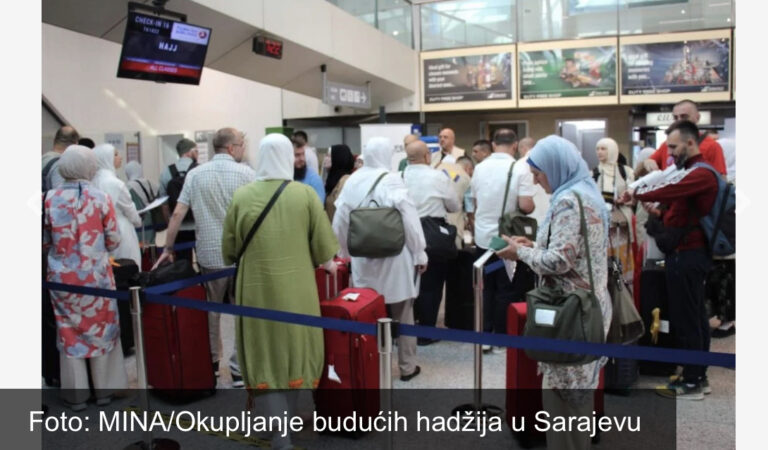 Najmlađi hadžija ove godine je Mehmedalija Mehić (20), od djetinjstva štedio novac kako bi otputovao na hadž