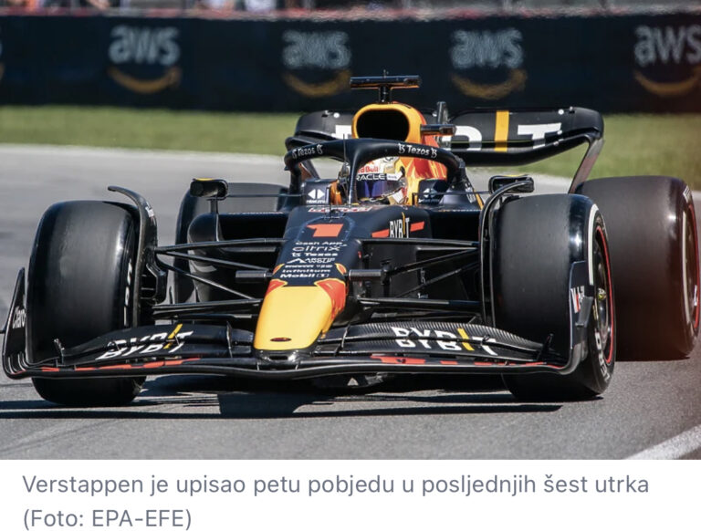 Red Bull nastavio dominaciju u Formuli 1, Verstappenu pripao okršaj protiv Sainza