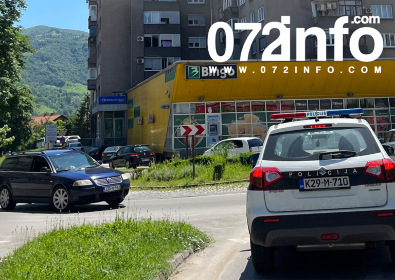 Oštećeni BMW i Ford u Babinoj Rijeci