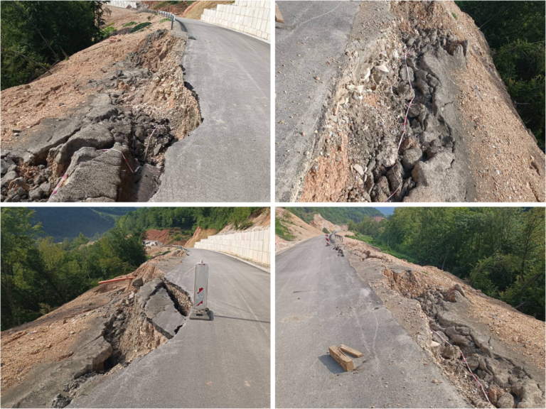 I ovo je BiH: Nakon 11 dana propala cesta koju je Općina Kakanj “uspješno” asfaltirala