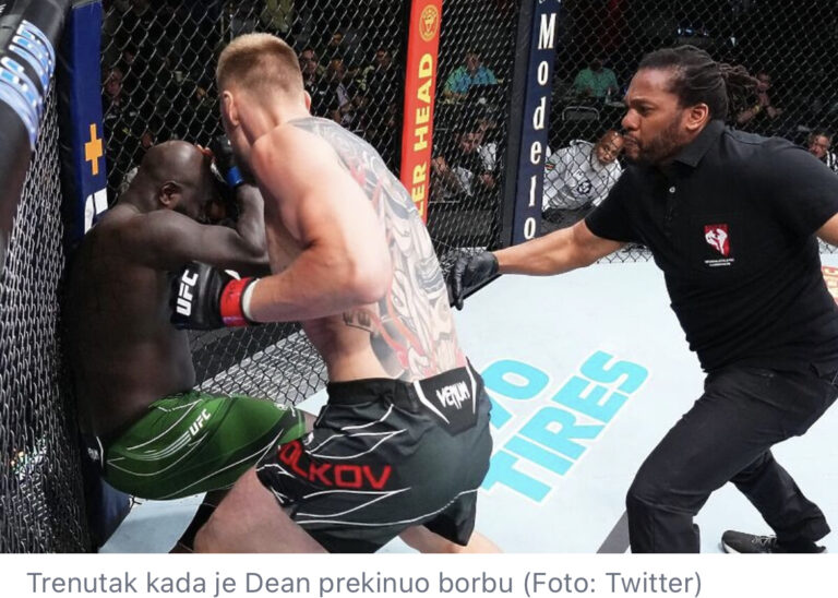 Najbolji MMA sudija iznenadio prekidom borbe: Da li je napravio kardinalnu grešku?