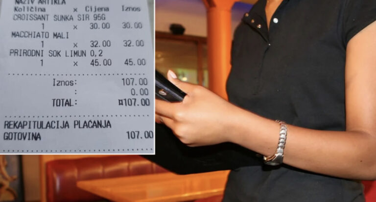 Cijene iz Hrvatske i ove godine šokiraju: Kroasan, makijato i sok platio skoro 30 KM