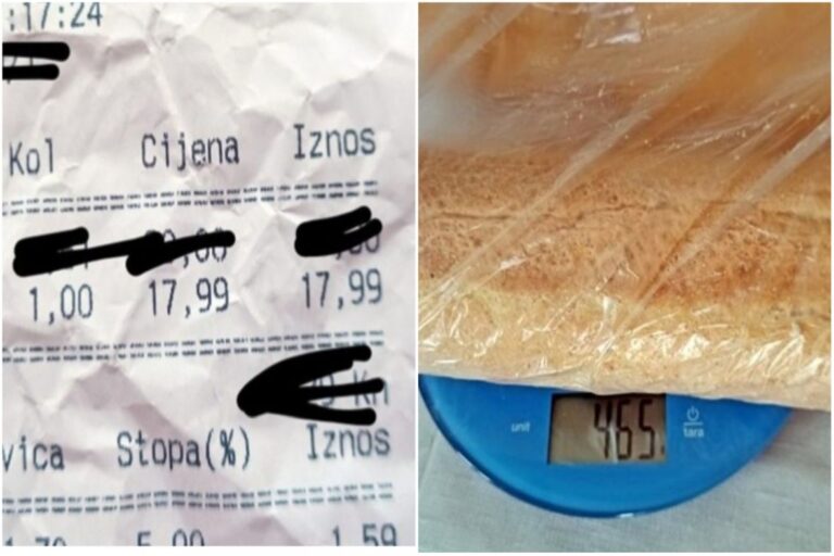 Cijena hljeba šokirala Hrvate: ‘Ovaj kruh je pozlaćen’