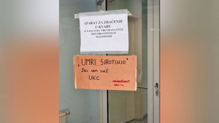 Pacijenti bh. bolnice čekaju na zračenje: Ako ovo nije ubistvo – ne znam šta je