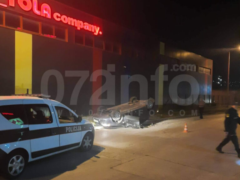 Poznat epilog prevrtanja Audija u Zenici, u vozilu bile dvije osobe