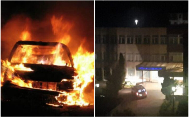 Teška nesreća: Auto se zapalio nakon udara u podzid, djevojka teže povrijeđena