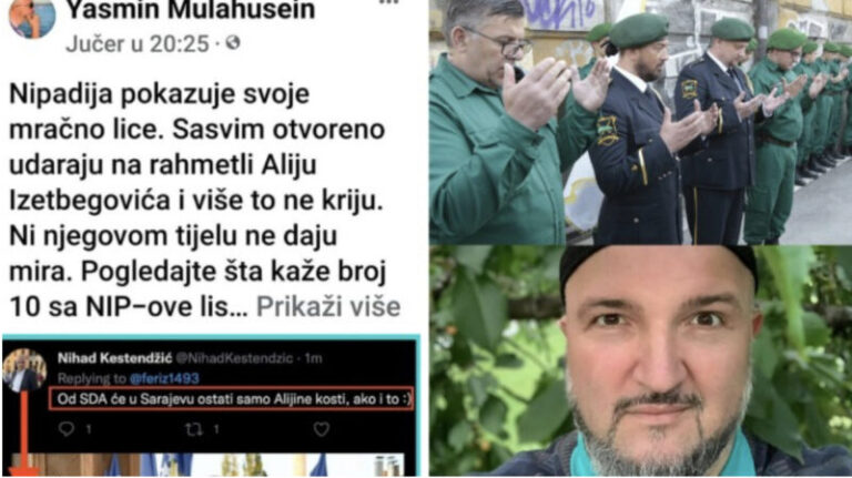 Zelene beretke protiv Jasmina Mulahuseina: Pozivamo SDA da se ogradi od ovog idiota i kretena…