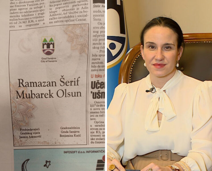 Gradonačelnici ne ide sa čestitkama: Umjesto bajramske – ramazanska