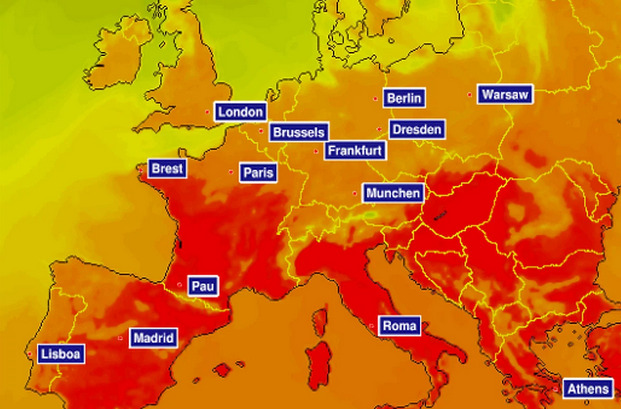 Temperaturna karta Evrope: Evo kada se vraćaju vrućine u BiH