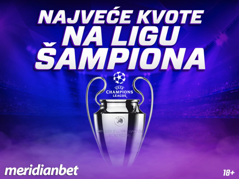 Kladionica Meridian – najveće kvote na planeti: Dinamo Zagreb 1.95, Trabzonspor 2.10