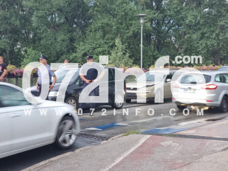 Nesreća na mostu u Zenici, policija na licu mjesta