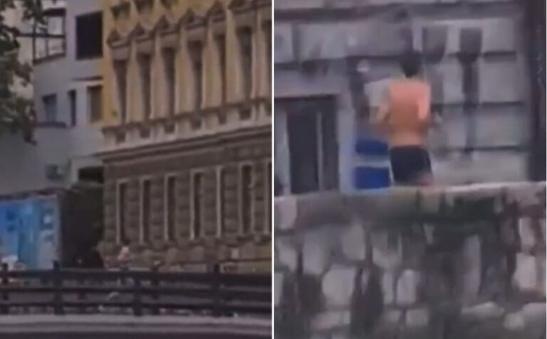 I ovo je BiH: Muškarac u boksericama trči kroz grad