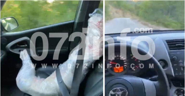 NESVAKIDAŠNJE U ZENICI: Janje kao suvozač svezano pojasom (VIDEO)