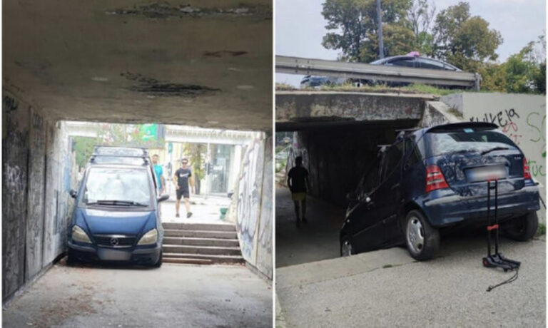 Nesvakidašnja nesreća: Prvo je automobilom zaglavio na stepenicama, a kada je otišao potražiti pomoć ukrali su mu dokumente