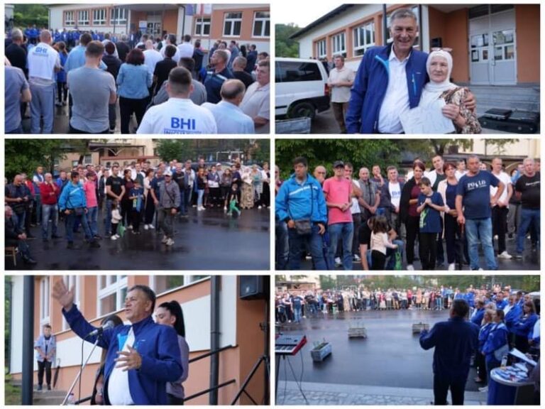 Kasumović na skupovima u Poljicima i Janjićima: Moramo promijeniti kriminalnu bandu!