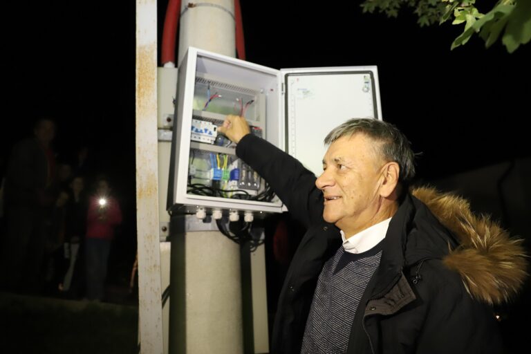 Mjesna zajednica Bistrica prvi put dobila rasvjetu