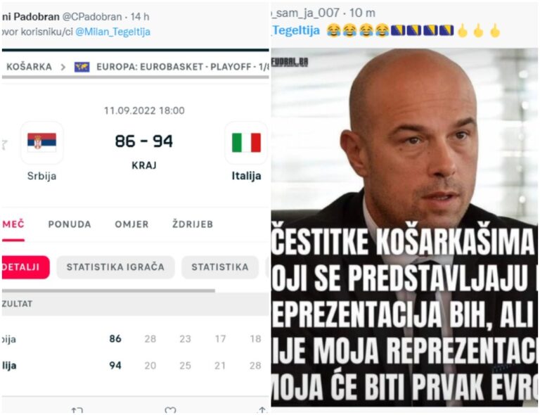 Tviteraši brutalno prozivaju Tegeltiju nakon poraza Srbije (FOTO)