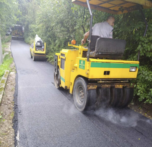 Počelo asfaltiranje puta u naselju Klanac u MZ Gorica 