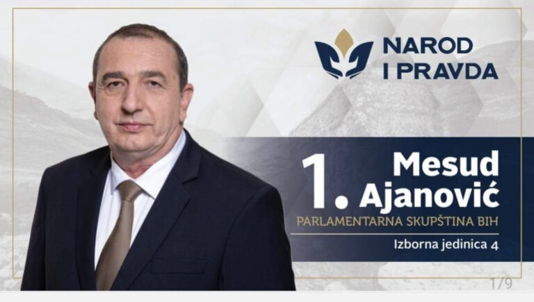PREDSTAVLJAMO | Mesud Ajanović, nosilac liste za Parlamentarnu skupštinu BiH