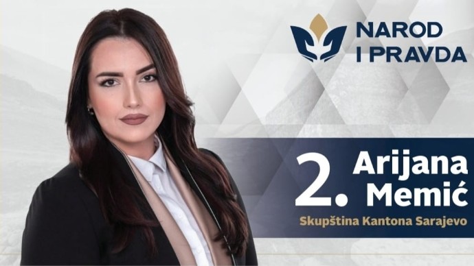 Arijana Memić: Nisam članica Naroda i Pravde ni neke druge partije. Ukoliko dobijem ponovo vaše povjerenje, moj fokus će biti na borbi za istinu i pravdu za mog brata Dženana”