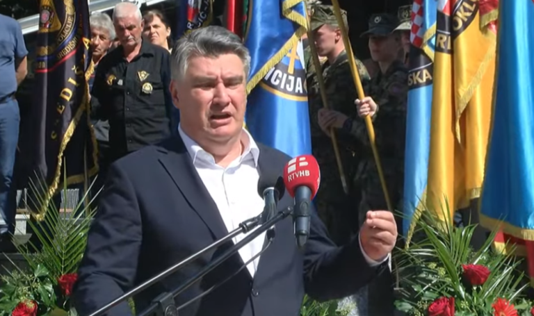 Milanović: Bez Hrvatske vojske ne bi bilo cjelovite BiH. Ne vidimo zahvalnost za to, ali vidimo lopovluk i otimačinu