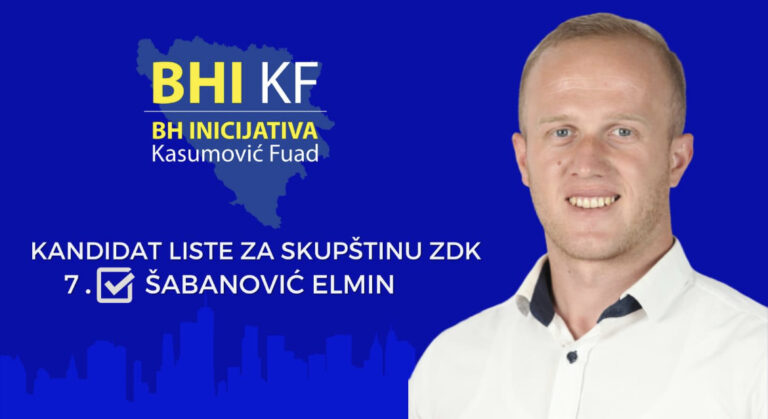 PREDSTAVLJAMO | Elmin Šabanović, kandidat za Skupštinu ZDK