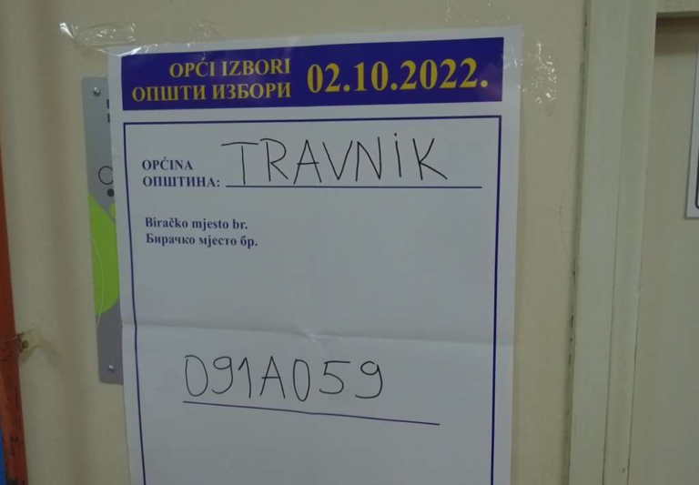 Travnik: Svih 76 biračkih mjesta otvoreno u 7 sati
