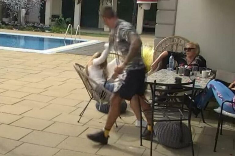 Uroš Ćertić ponovo demonstrira silu: Ispolivao i pljunuo najmlađu zadrugarku! (VIDEO)