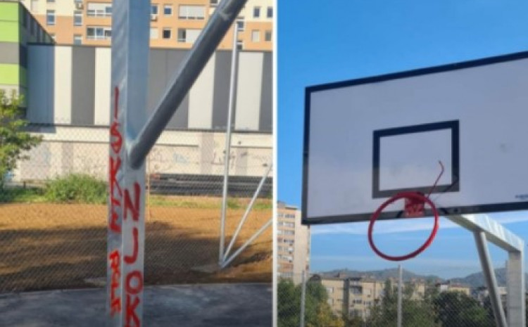 Vandali uništili sportski teren koji je Nurkić poklonio djeci