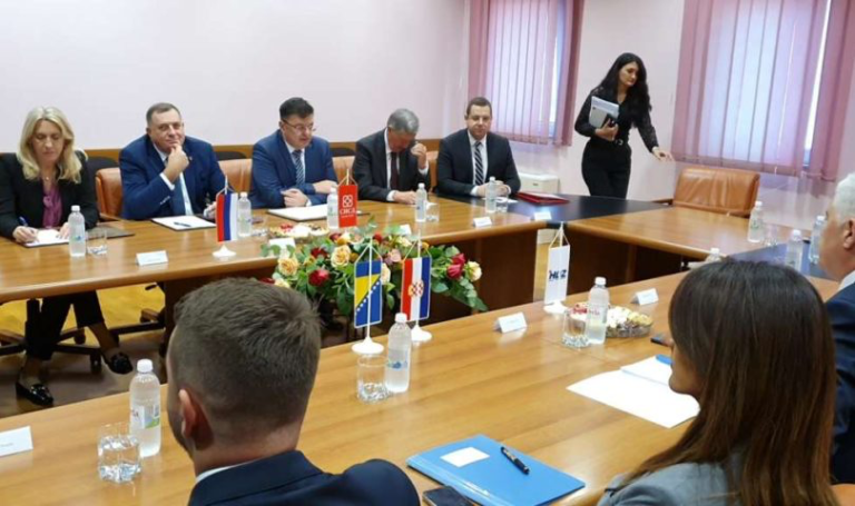 Počeo sastanak Dodika i Čovića u Mostaru