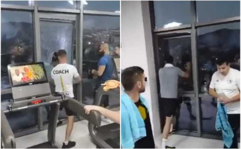 Drama u BiH: Posjetitelji teretane razbijali staklo da pobjegnu nakon što je izbio požar (VIDEO)